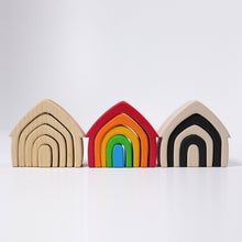Load image into Gallery viewer, Grimm’s Stacking House - monochrome