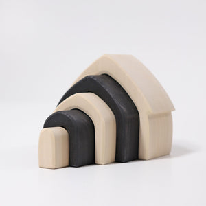 Grimm’s Stacking House - monochrome