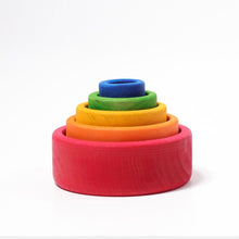 Load image into Gallery viewer, Grimm’s Stacking bowls - rainbow