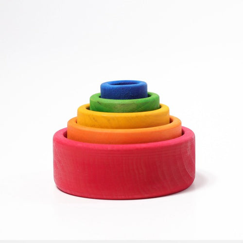Grimm’s Stacking bowls - rainbow
