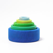 Load image into Gallery viewer, Grimm’s Stacking bowls - ocean blue