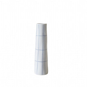 Koza Check Chalk/Ink Vase
