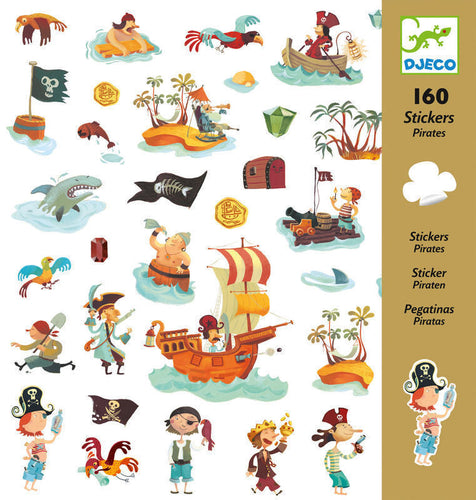 Djeco 160 Stickers - Pirate