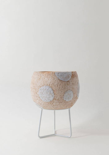 Hand-thrown Boulder Pot Brown - Angus and Celeste