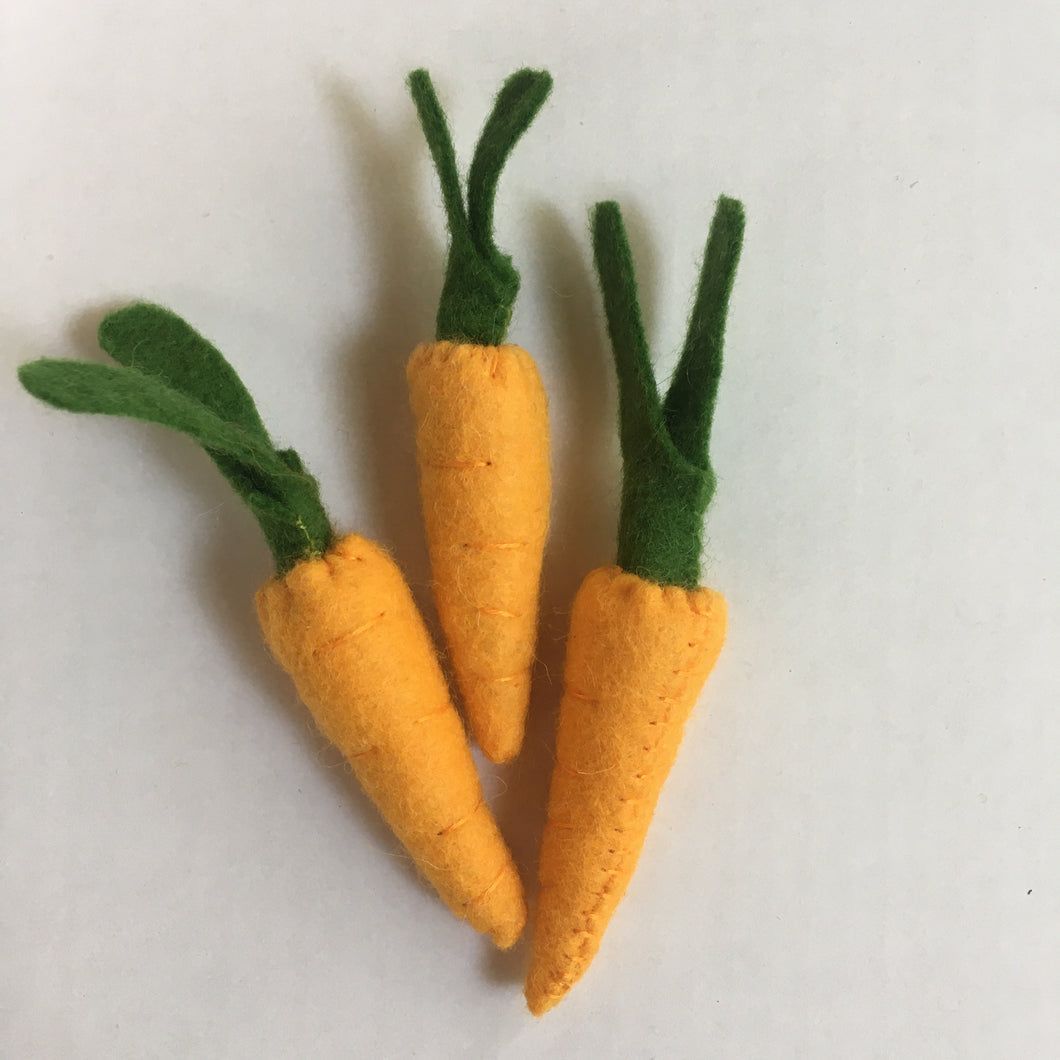 Miniature Felt Carrot