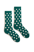 Load image into Gallery viewer, Lisa b Men&#39;s dotty wool cashmere crew socks