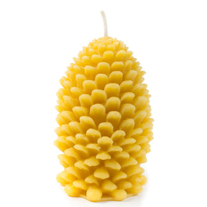 Beeswax Candle - Extra Large pinecone