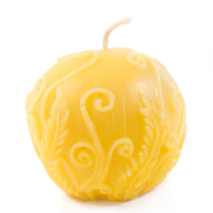 Beeswax Candle - Fern ball