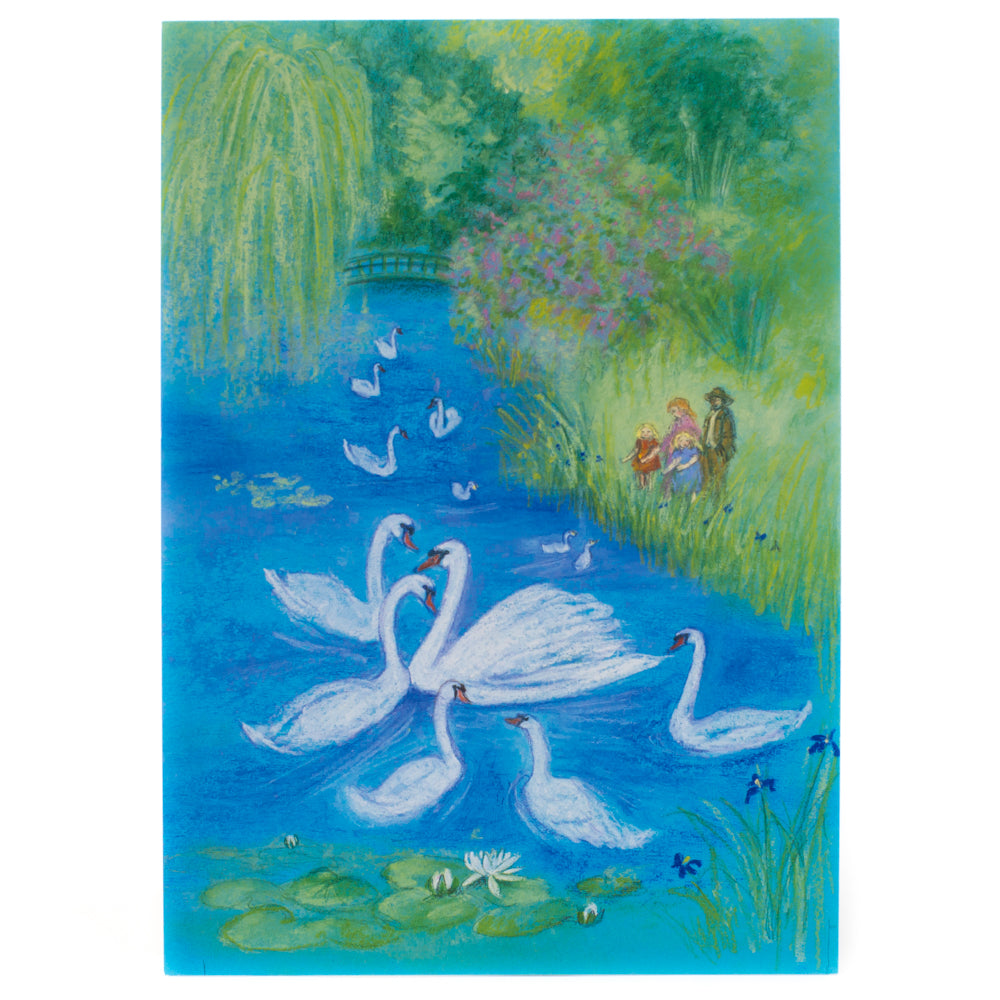 Postcard - The New Swan is the Most Beautiful
