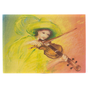 Postcard - Play the Violin