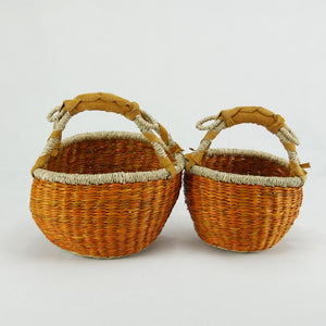 Seagrass Basket - Pumpkin