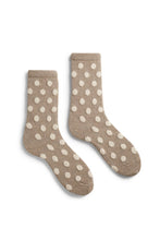 Load image into Gallery viewer, Lisa b Women&#39;s wool cashmere dot crew sock