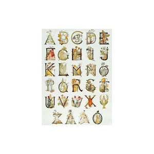 Alphabet postcards