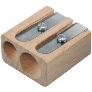 Lyra Twin-hole beechwood sharpener