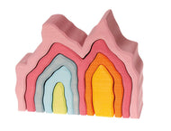 Grimm’s Coral Reef stacker - pink