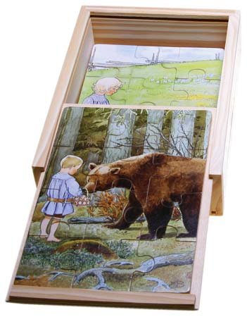 Boxed puzzle set - Elsa Beskow 