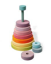 Load image into Gallery viewer, Grimm’s Conical Stacking tower - Pastel