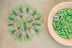 Grapat Mandala - little green cones