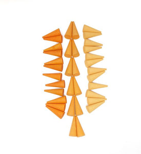 Grapat Mandala - little orange cones