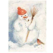 Postcard - Snowman