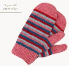 Load image into Gallery viewer, Striped Kids Mittens - Native World