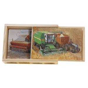 Boxed puzzle set - Farm machinery