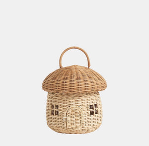Rattan Mushroom basket - Natural