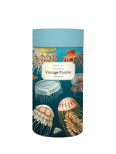 Load image into Gallery viewer, Cavallini &amp; Co. Jellyfish - 1000 piece vintage jigsaw puzzle