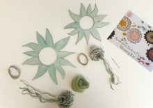 Load image into Gallery viewer, Handpainted Flannel Flowers - Australian Native Weaving kit