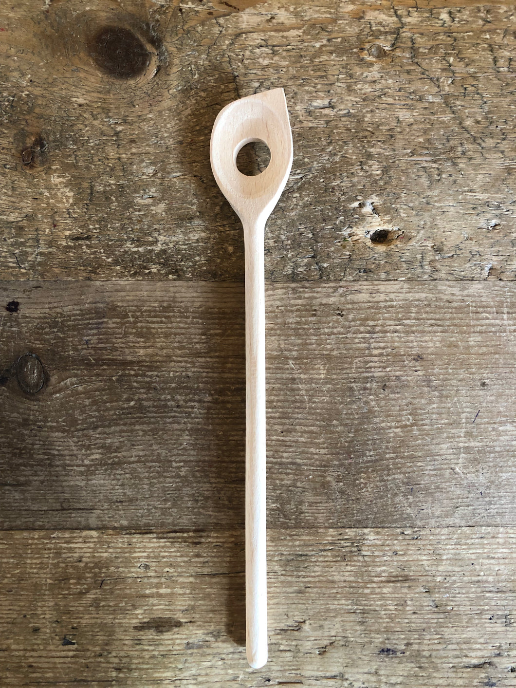Wooden Spoon with Hole