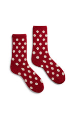 Load image into Gallery viewer, Lisa b Women&#39;s wool cashmere dot crew sock