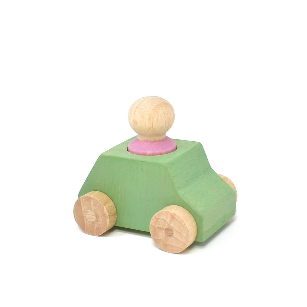 Lubulona Mint car with pink figure