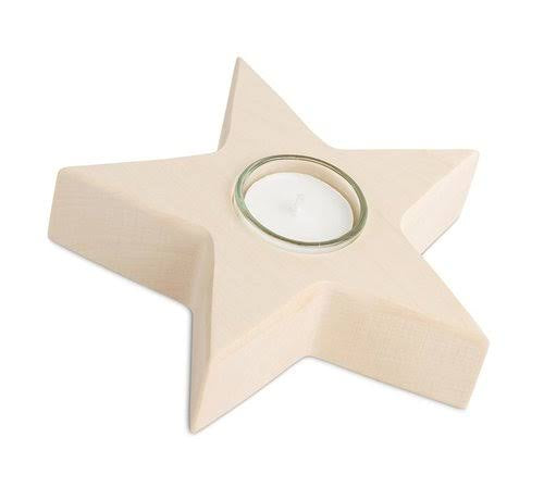 Waldfabrik Star Tealight Holder - maple