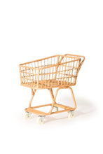 Load image into Gallery viewer, Poppie Rattan Shopper Trolley
