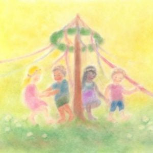 Seccorell Postcard - Maypole