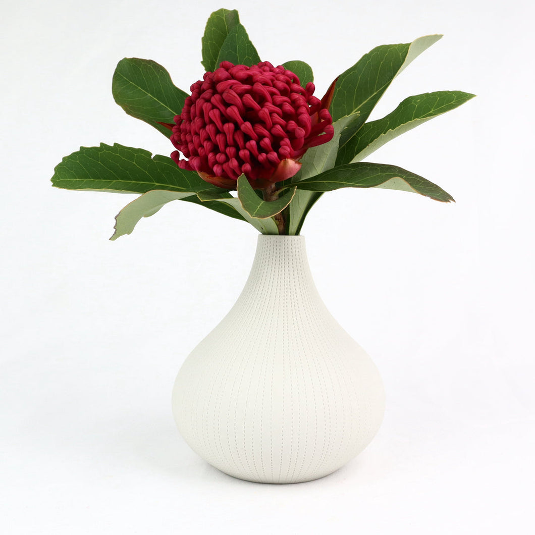 Droplet Vase, chalk