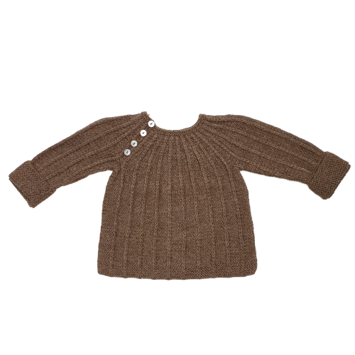 Alpaca ‘Stella’ Cardigan - Mocha