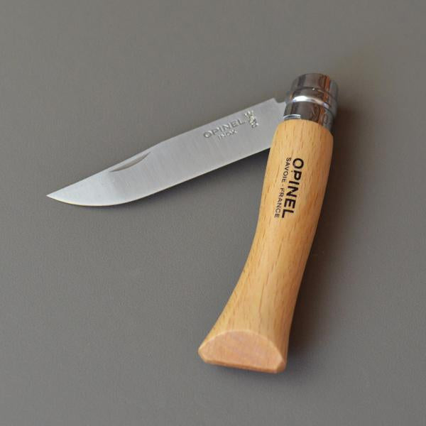 Opinel No. 7 Folding Knife (pointed tip) - Blister pack