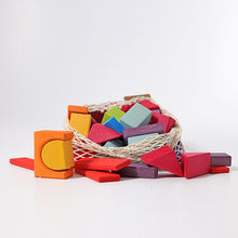 Load image into Gallery viewer, Grimm’s Coloured blocks - Geometric - 60 pcs