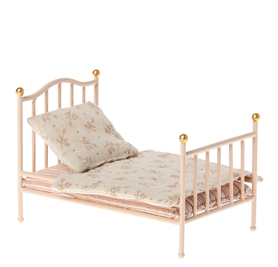 Maileg Vintage bed for Mouse - Rose