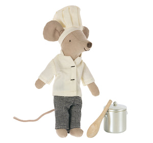 Chef Mouse with utensils