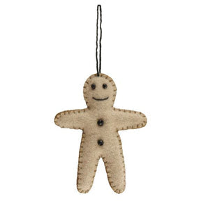 Felt Gingerbread Man Christmas Deco