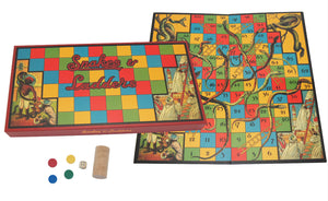 Retro board game – Snakes & ladders