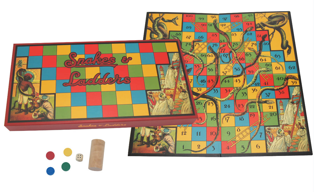 Retro board game – Snakes & ladders