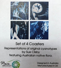 Load image into Gallery viewer, Australian Native Flora Coaster Set