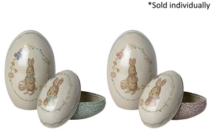 Maileg Metal Easter Egg, Assorted (sold individually, not as set)