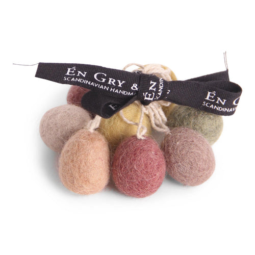 Felt Eggs Mini 8pk - Light