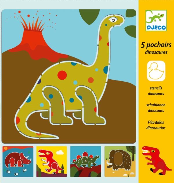 Djeco Dinosaurs Stencils