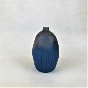 Cucumis Vase - Indigo Blue, Medium