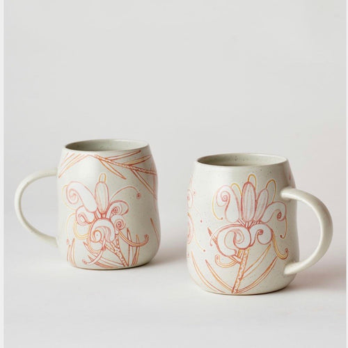 Everyday Mugs - set of 2 / Grevillea